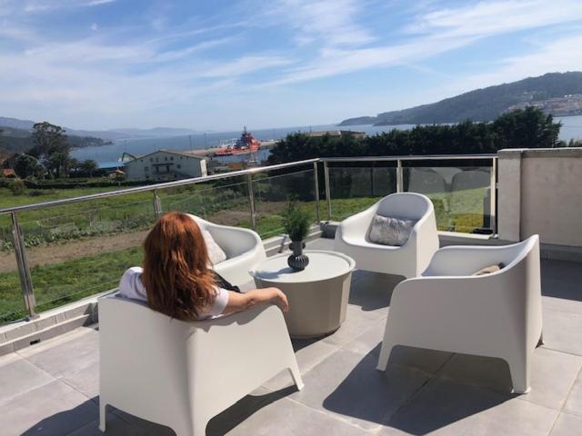 A Neida Casa Con Terraza Con Vistas Al Mar Villa Cee Exterior photo